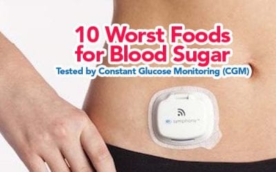 10 Worst Foods for Blood Sugar Tested by Constant Glucose Monitoring (CGM)